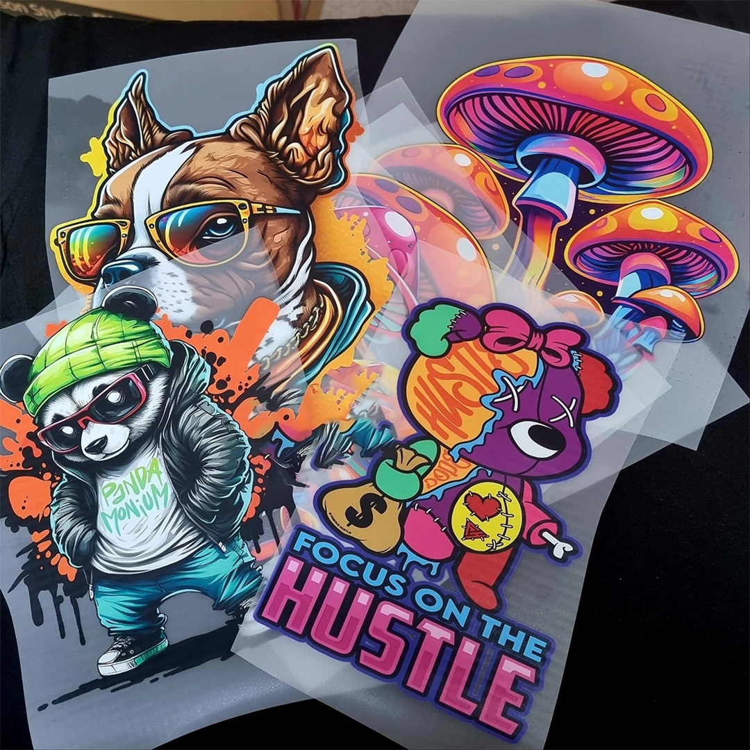 Custom DTF stickers