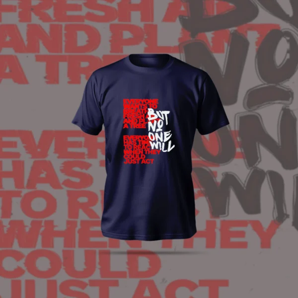 Silent Hypocrisy T-Shirt in black, anime-inspired design, regular fit, soft polyester-cotton fabric.
