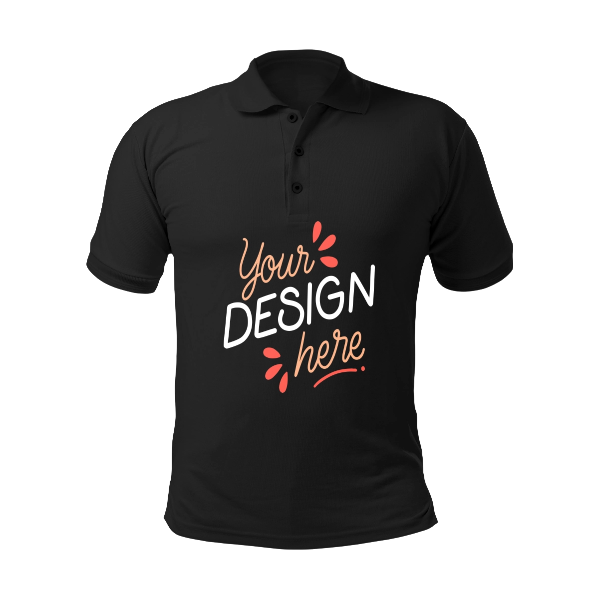 Customizable Polo T-shirt in multiple colors and sizes